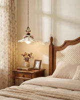 Solid Brass craftsmanship detail on Bellarose Curated Solid Brass Pendant Light
