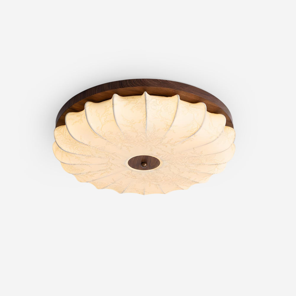 Bellecour Curated Iron & Glass Flush Mount Ceili – Iron & Glass Flush Mount Ceiling Light
