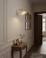 Bellewave Curated Solid Brass Wall Sconce – dimensional scale reference