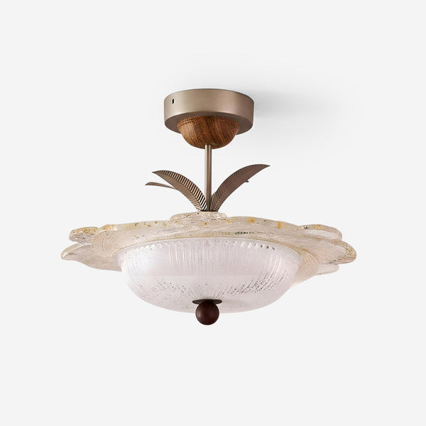 Bellmora Curated Solid Hardwood Flush Mount Ceil