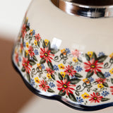 Bellora Curated Hand-Thrown Ceramic Pendant Ligh – side angled contour profile