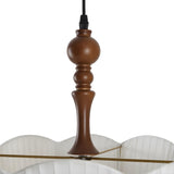 Bellune Curated Iron & Glass Pendant Light – structural canopy joint detail