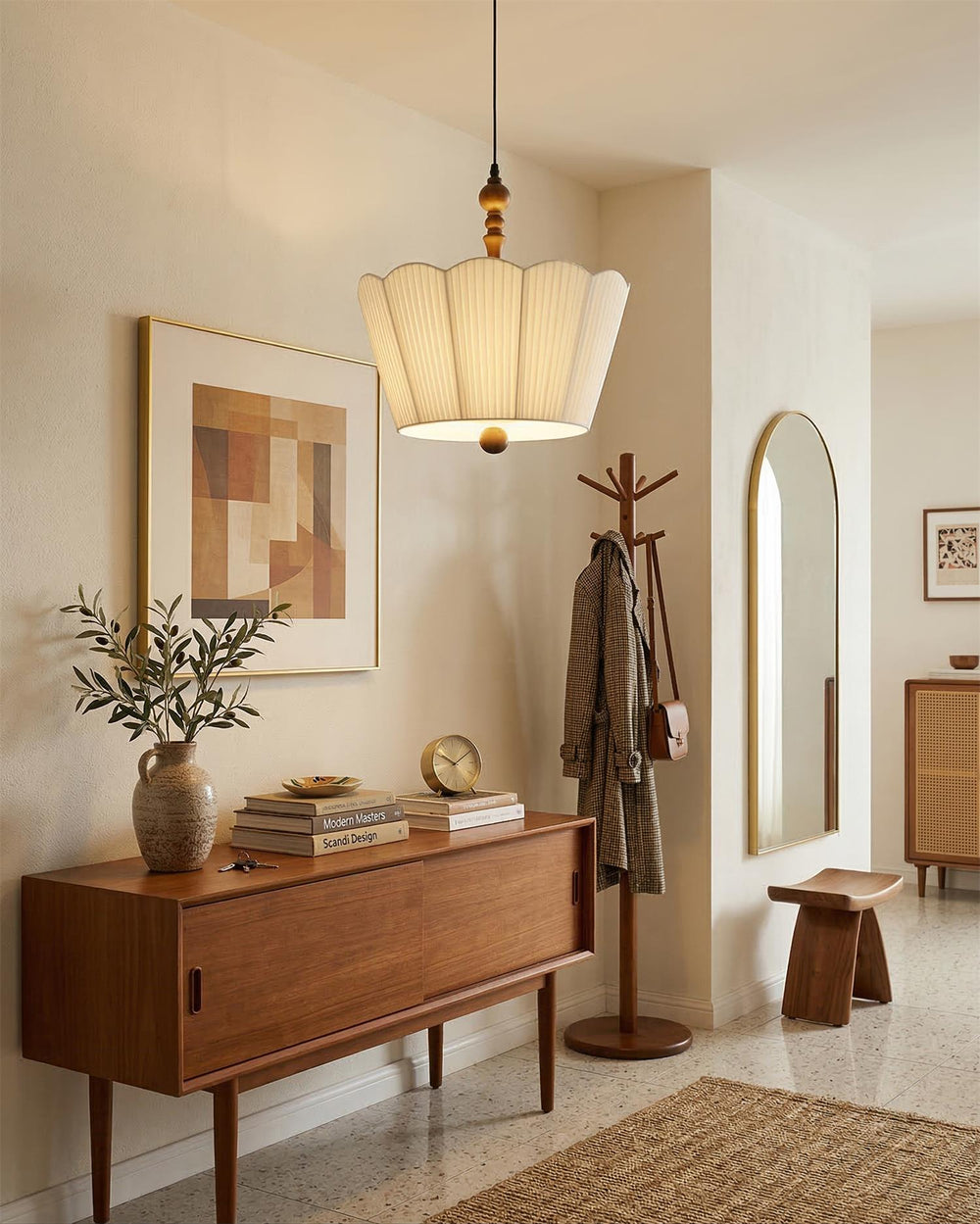 Bellune Curated Iron & Glass Pendant Light