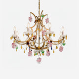 Beloria Curated Amber Art Glass Chandelier – Amber Art Glass Chandelier