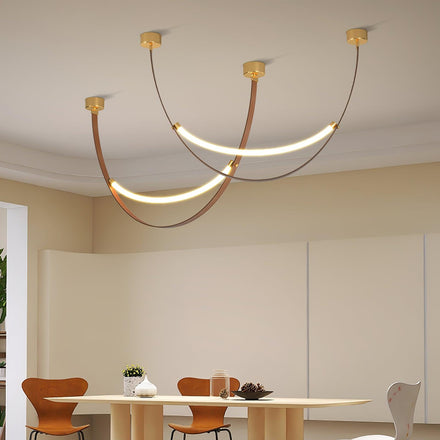 Modern Belt Pendant Light