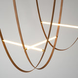 Tracer Belt Curated Mouth-Blown Frosted Glass Ch – unlit natural material contrast
