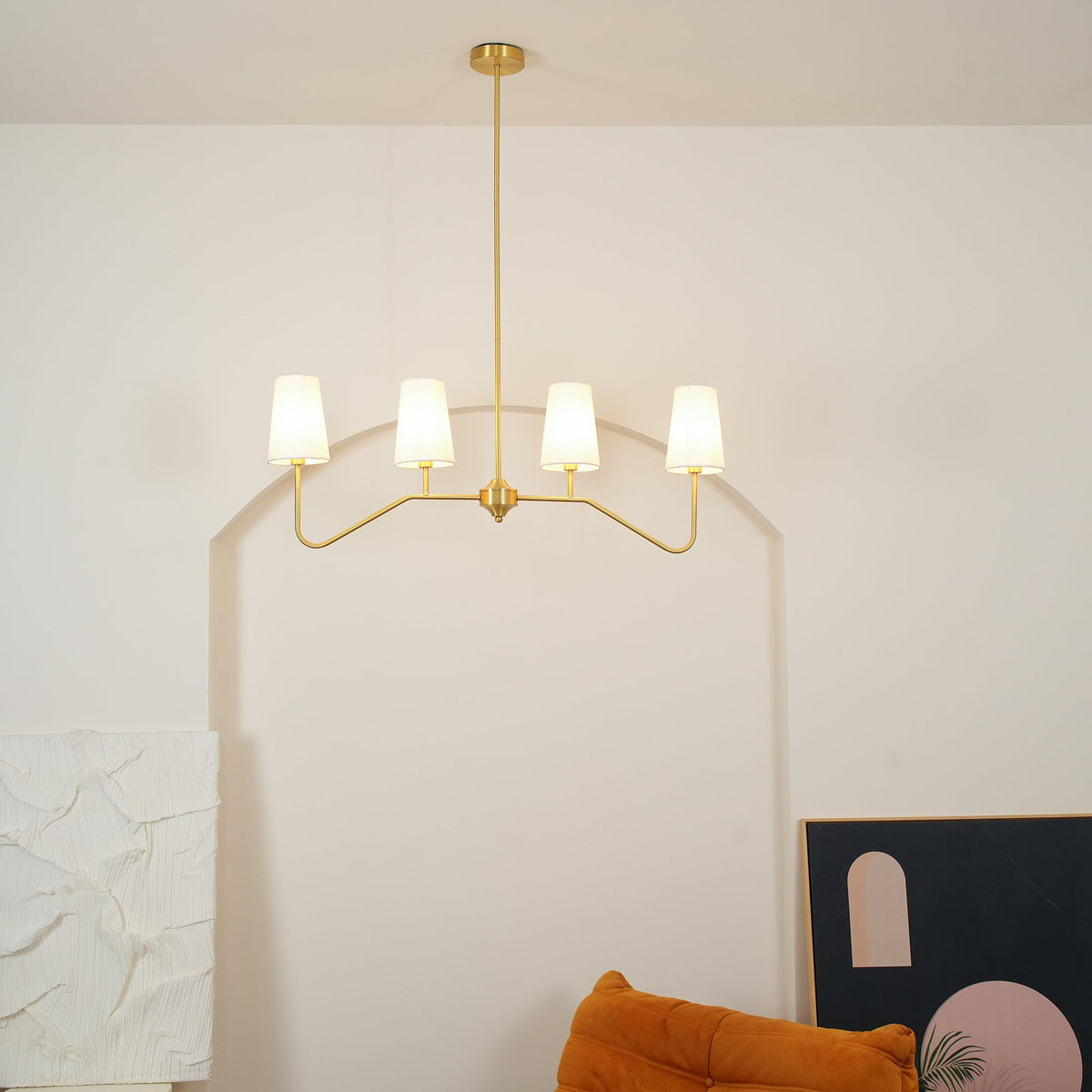 Modern Granteau Chandelier – Ambient Illumination in Luxury Interior Setting View 15
