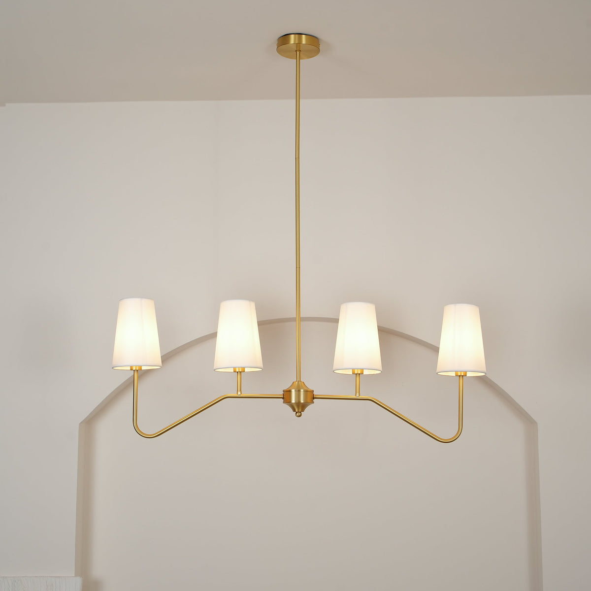 Modern Granteau Chandelier – Ambient Illumination in Luxury Interior Setting View 14