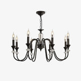 Noir Candelabra Chandelier – Handcrafted Architectural Luxury Lighting Fixture