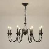 Noir Candelabra Chandelier – Ambient Illumination in Luxury Interior Setting View 18