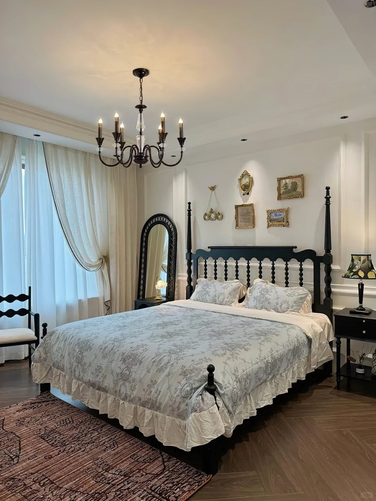 Noir Candelabra Chandelier – Ambient Illumination in Luxury Interior Setting View 11