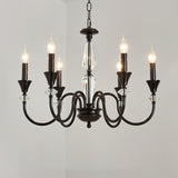 Noir Candelabra Chandelier – Ambient Illumination in Luxury Interior Setting View 15