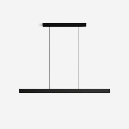 Black Linear Pendant Light