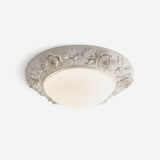 Blancora Curated Mouth-Blown Frosted Glass Flush – Mouth-Blown Frosted Glass Flush Mount Ceiling Light