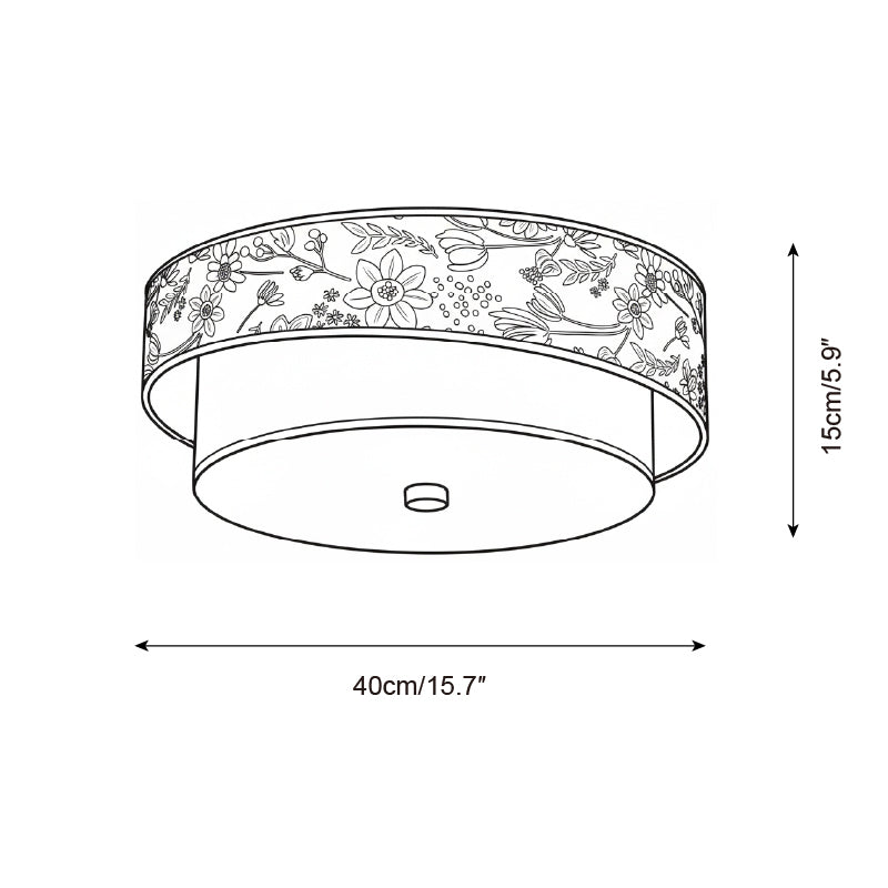 Bloomfield Curated Solid Hardwood Flush Mount Ce
