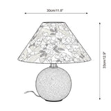 Bloomora Curated Hand-Thrown Ceramic Table Lamp – macro detail view