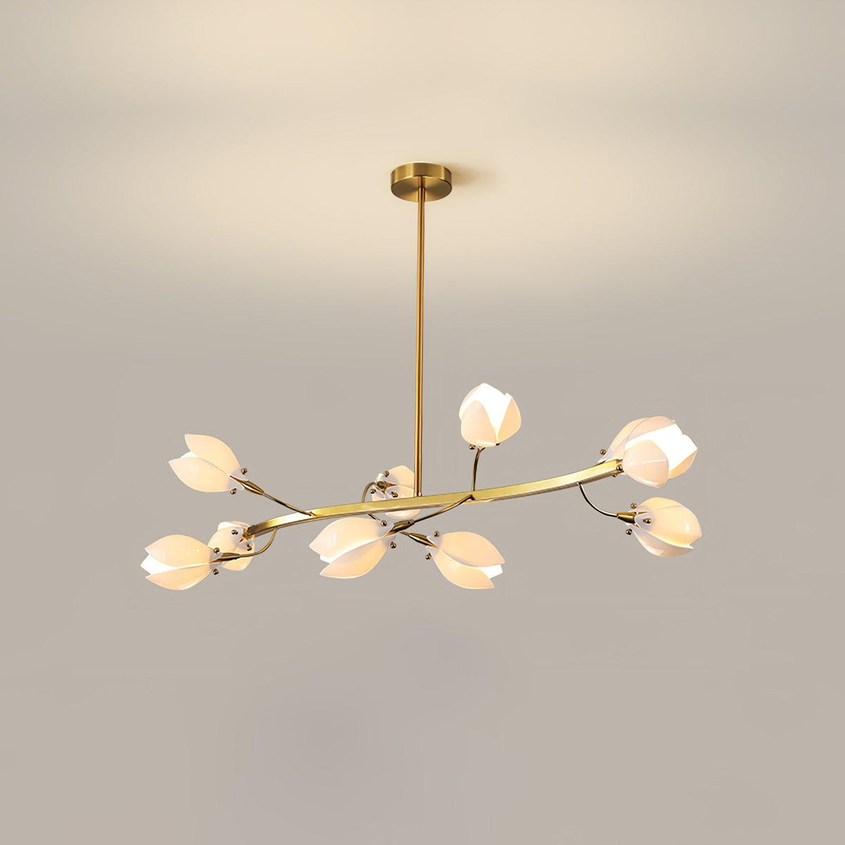 Porcelain Magnolia Curated Hand-Thrown Ceramic C – 8 heads L 34.6 x W 17.7 x H 11.8  L 88cm finish configuration