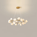Porcelain Magnolia Curated Hand-Thrown Ceramic C – 12 heads ∅ 23.6 x H 11.8  Dia 60cm x H 3 finish configuration