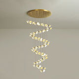 Blossom Double Horn Curated Hand-Thrown Ceramic – 80-lights A Size: ∅ 31.5 x H 98.4 finish configuration