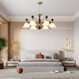 Blossom Flowers Curated Mouth-Blown Frosted Glas – illuminated warm ambiance setting
