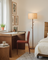 Branchway Curated Solid Hardwood Floor Lamp – macro detail view
