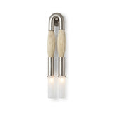 Branwick Curated Mouth-Blown Frosted Glass Wall – W 14cm x H 78cm  W 5.5 x H 30.7 finish configuration #1