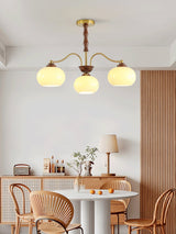 Persimmon Glass Globe Curated Mouth-Blown Froste – architectural ceiling profile