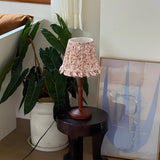 Briarfield Curated Solid Hardwood Table Lamp – full fixture elevation view