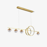 Brooklyn Double Circle Curated Optical Acrylic C – Optical Acrylic Chandelier
