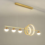 Brooklyn Double Circle Curated Optical Acrylic C – unlit natural material contrast