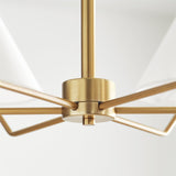 Burke Curated Iron & Glass Chandelier – handcrafted surface texture