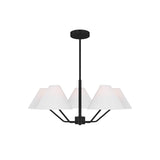 Burke Curated Iron & Glass Chandelier – 5 Heads ∅ 29.9 x H 15.7 Dia 76cm x H 40c finish configuration #1