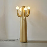 Cactelle Floor Curated Iron & Glass Floor Lamp – handcrafted surface texture #1
