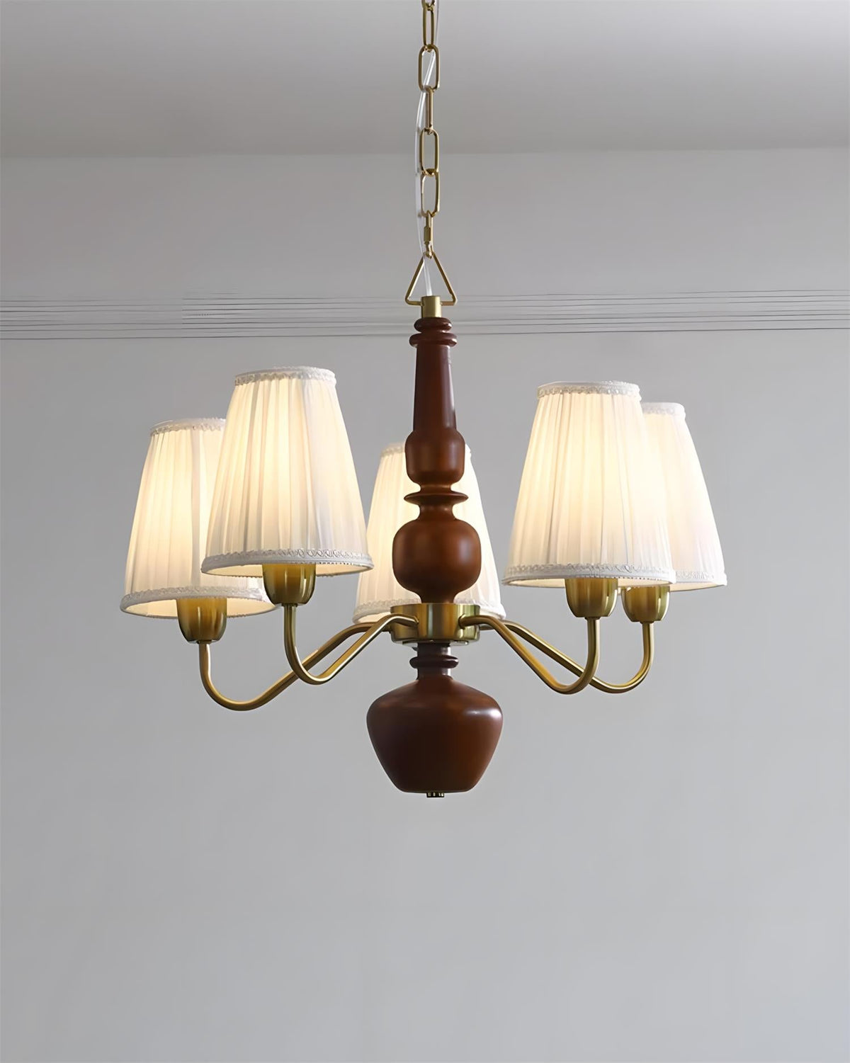 Cadenza Curated Solid Brass Chandelier – handcrafted surface texture