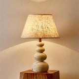 Caelvon Curated Yellow Travertine Table Lamp – Dia 30cm x H 42cm ∅ 11.8 x H 16.5 finish configuration #1 #2 #3 #4 #5