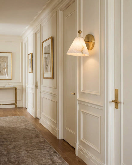 Caliora Alabaster Wall Sconce