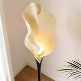 Callora Curated Optical Acrylic Floor Lamp – architectural ceiling profile