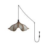 Calysa Curated Amber Art Glass Pendant Light – Dia 45cm x H 25cm  ∅ 17.7 x H 9.8 finish configuration