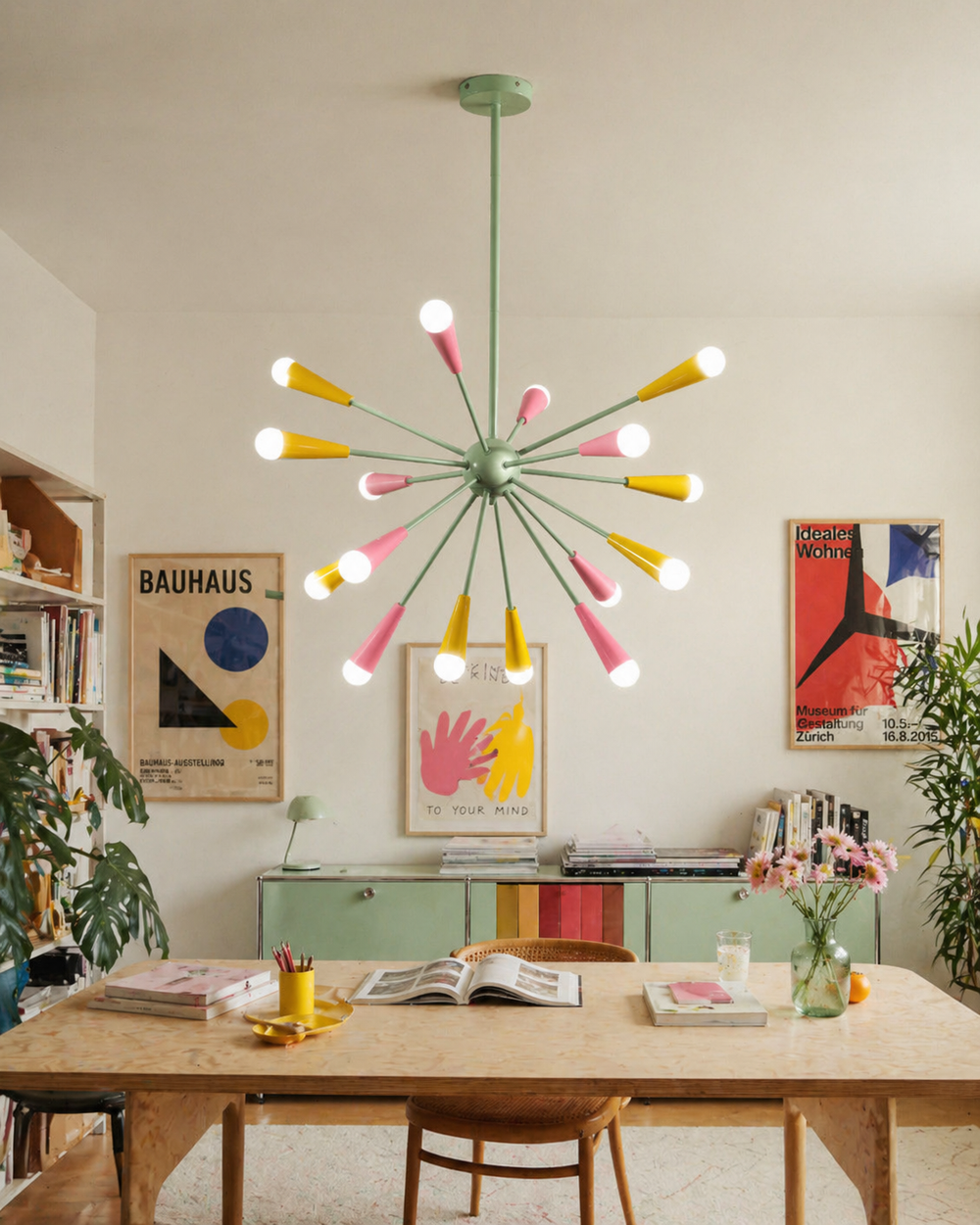 Candyra Curated Iron & Glass Chandelier