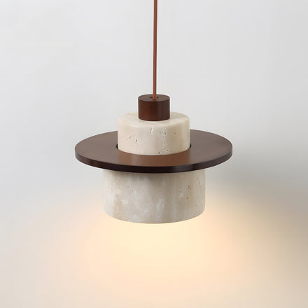 Cantera Travertine Pendant Light