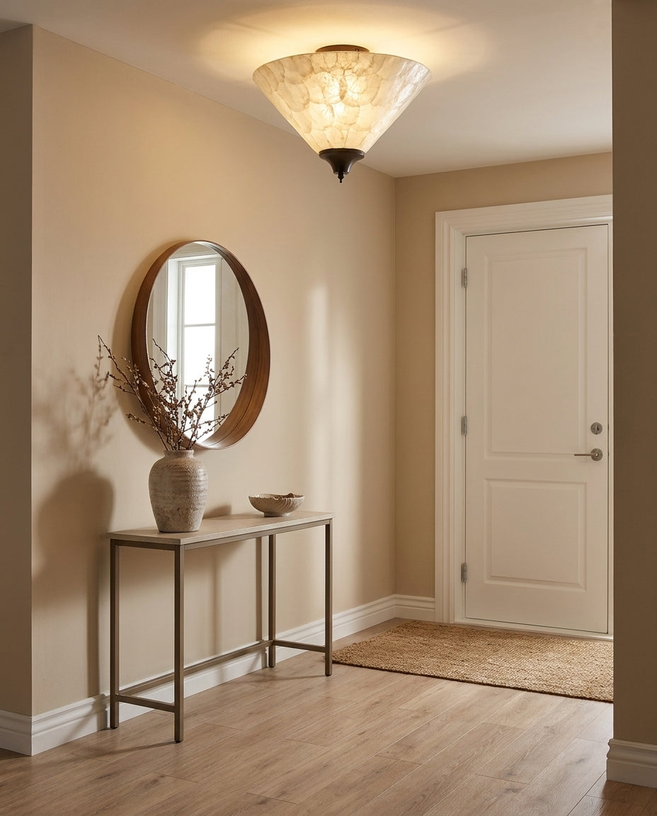 Capelle Curated Solid Hardwood Flush Mount Ceili