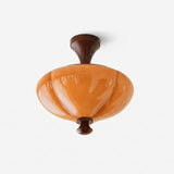 Carmelo Curated Mouth-Blown Frosted Glass Flush – Mouth-Blown Frosted Glass Flush Mount Ceiling Light