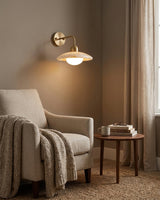 Carolia Alabaster Curated Alabaster Wall Sconce – architectural ceiling profile