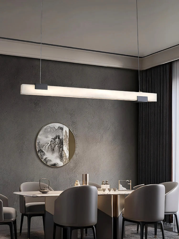 Spanish Alabaster Pendant Light View 5 | Cary Pendant Light | Spanish Alabaster | JINSHE | JINSHE
