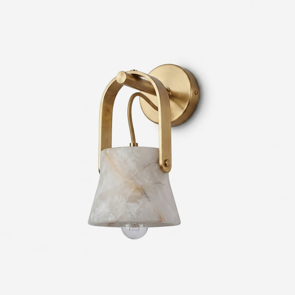 Marrakech Alabaster Curated Alabaster Wall Sconc – Alabaster Wall Sconce