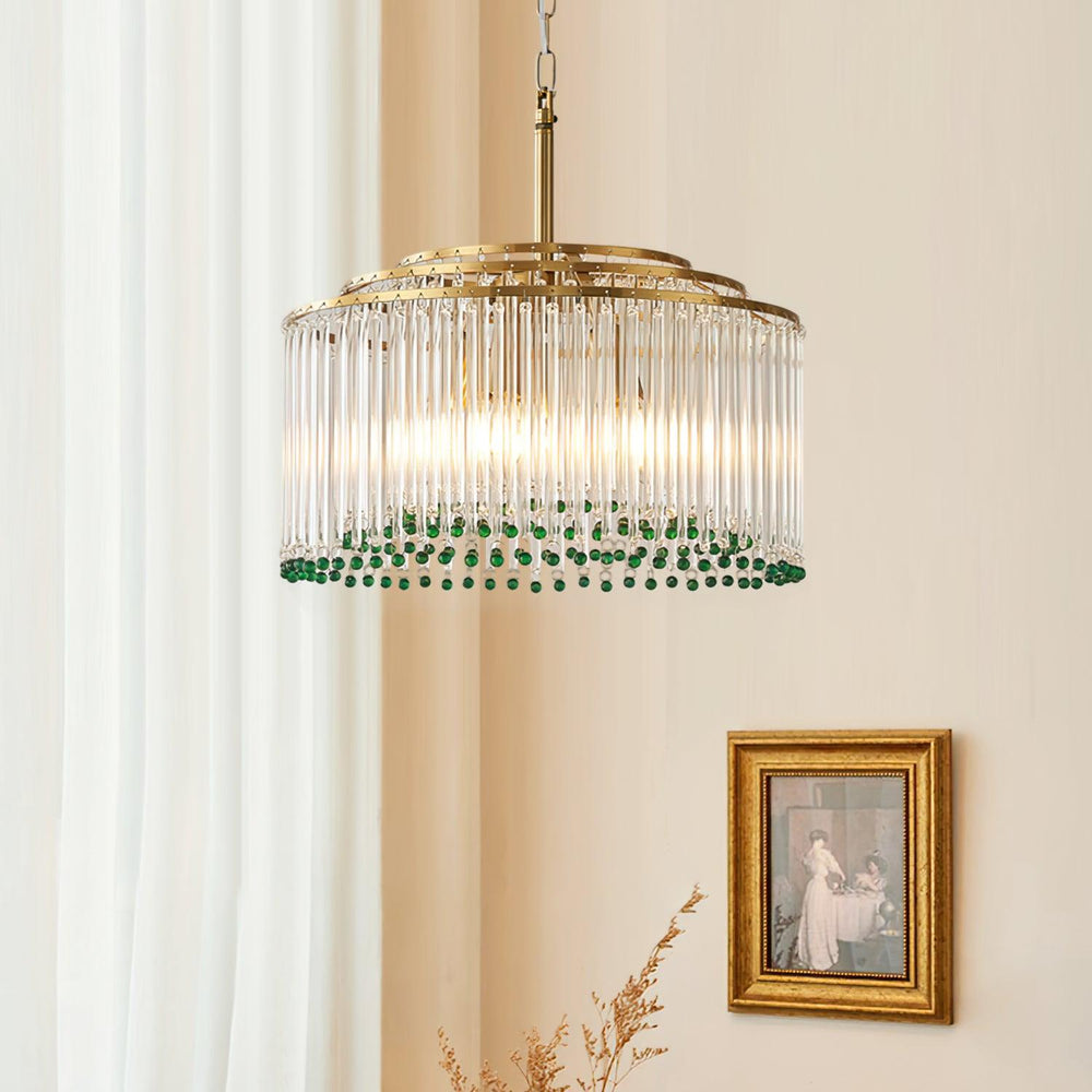 Casandra Curated Mouth-Blown Frosted Glass Chand