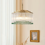 Casandra Curated Mouth-Blown Frosted Glass Chand warm illuminated room view