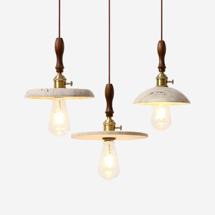 Cask Travertine Pendant Light