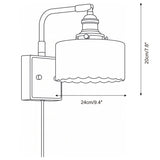 Cavella Alabaster Curated Alabaster Wall Sconce – macro detail view