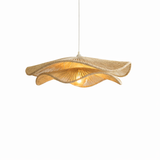 Cazira Curated Iron & Glass Pendant Light – full fixture elevation view